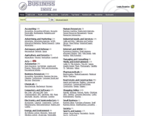 Tablet Screenshot of businessindex.biz